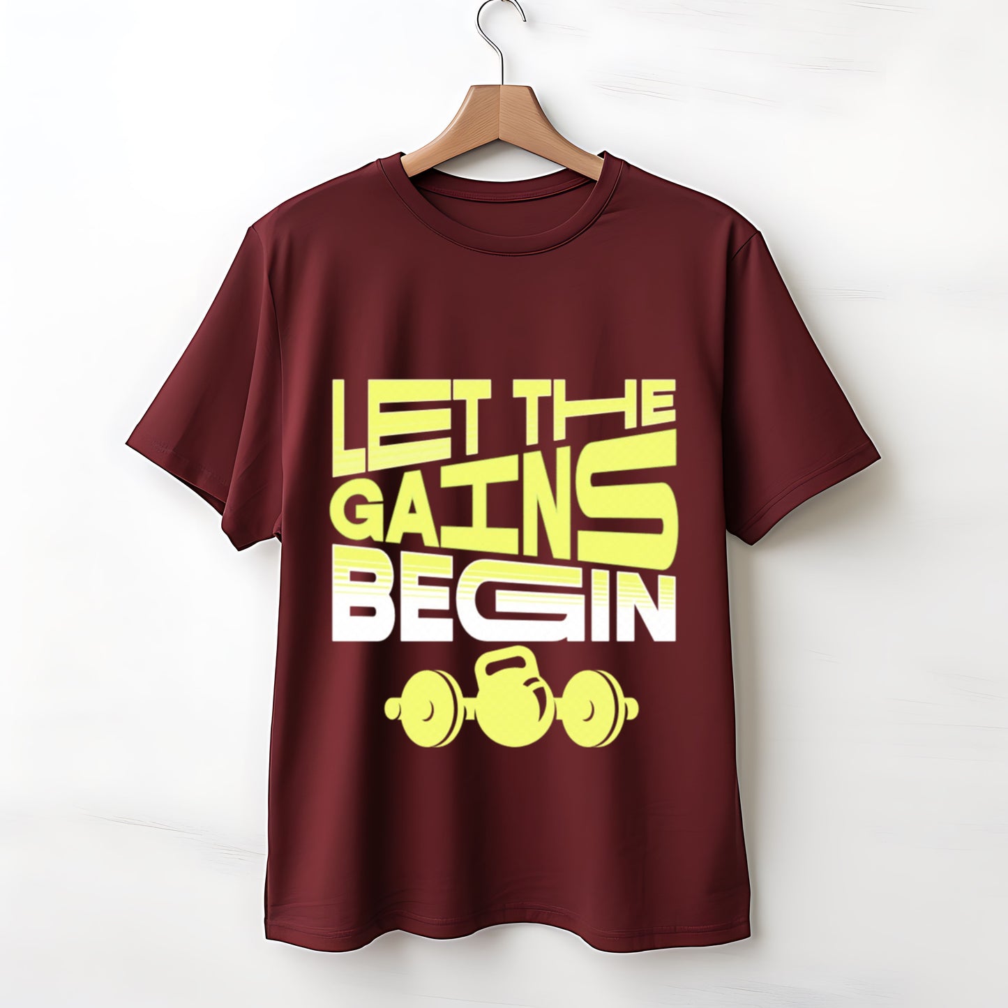 LET THE GAINS BEGIN Oversized T-Shirt