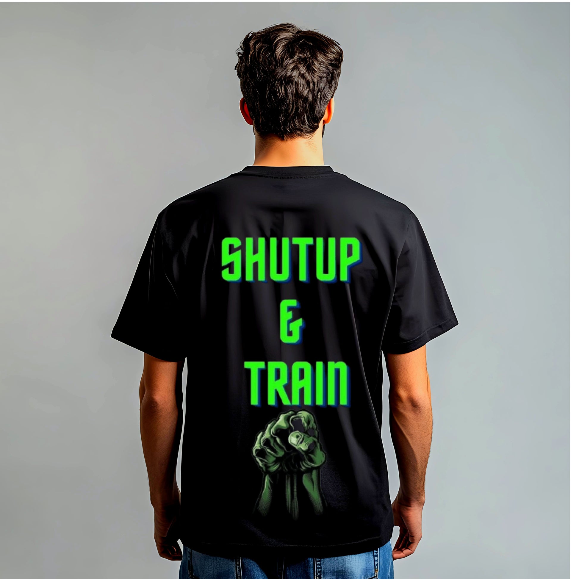 hulk oversized t shirt, back packet