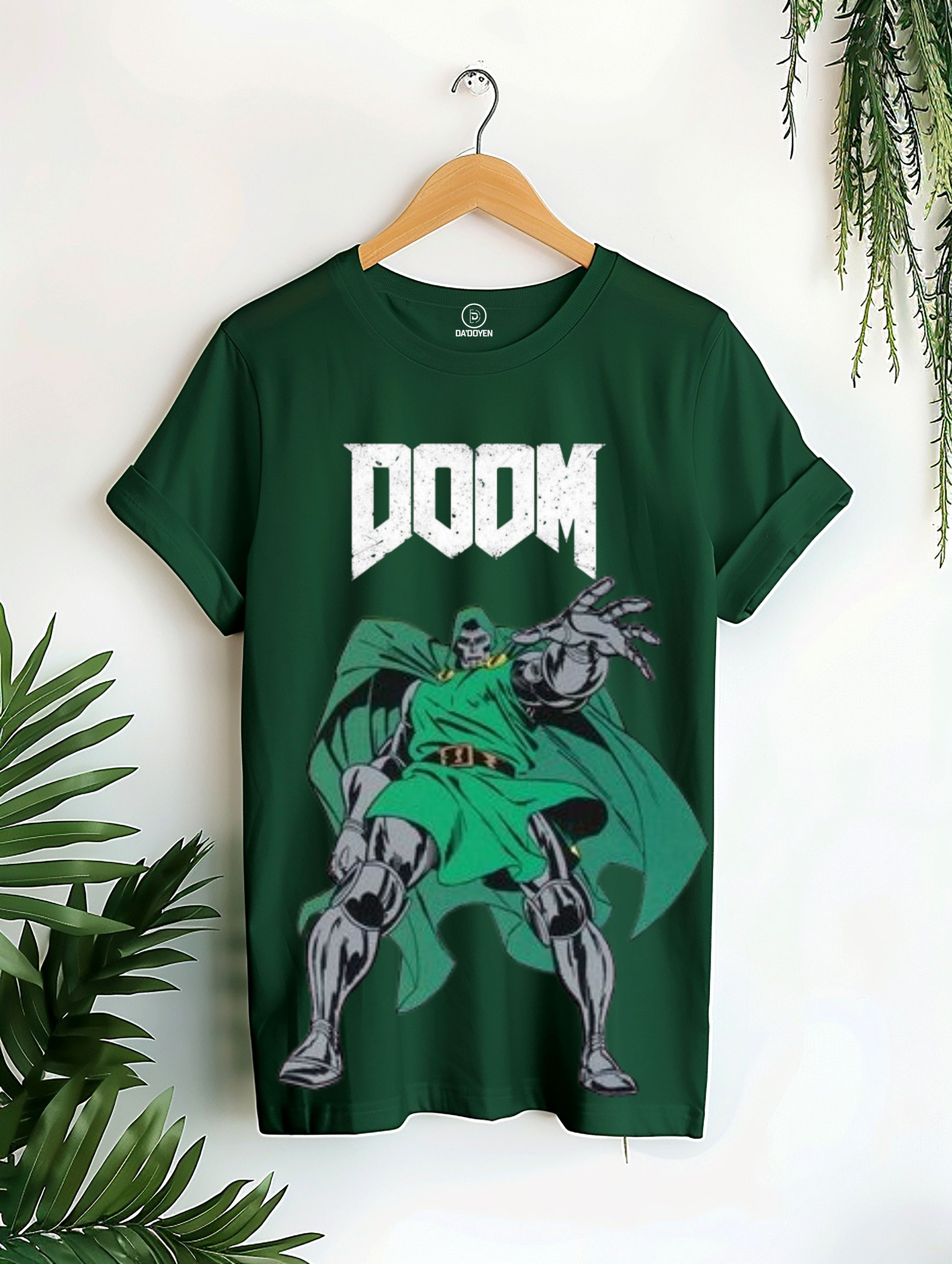 dr doom oversized t shirt, front packet