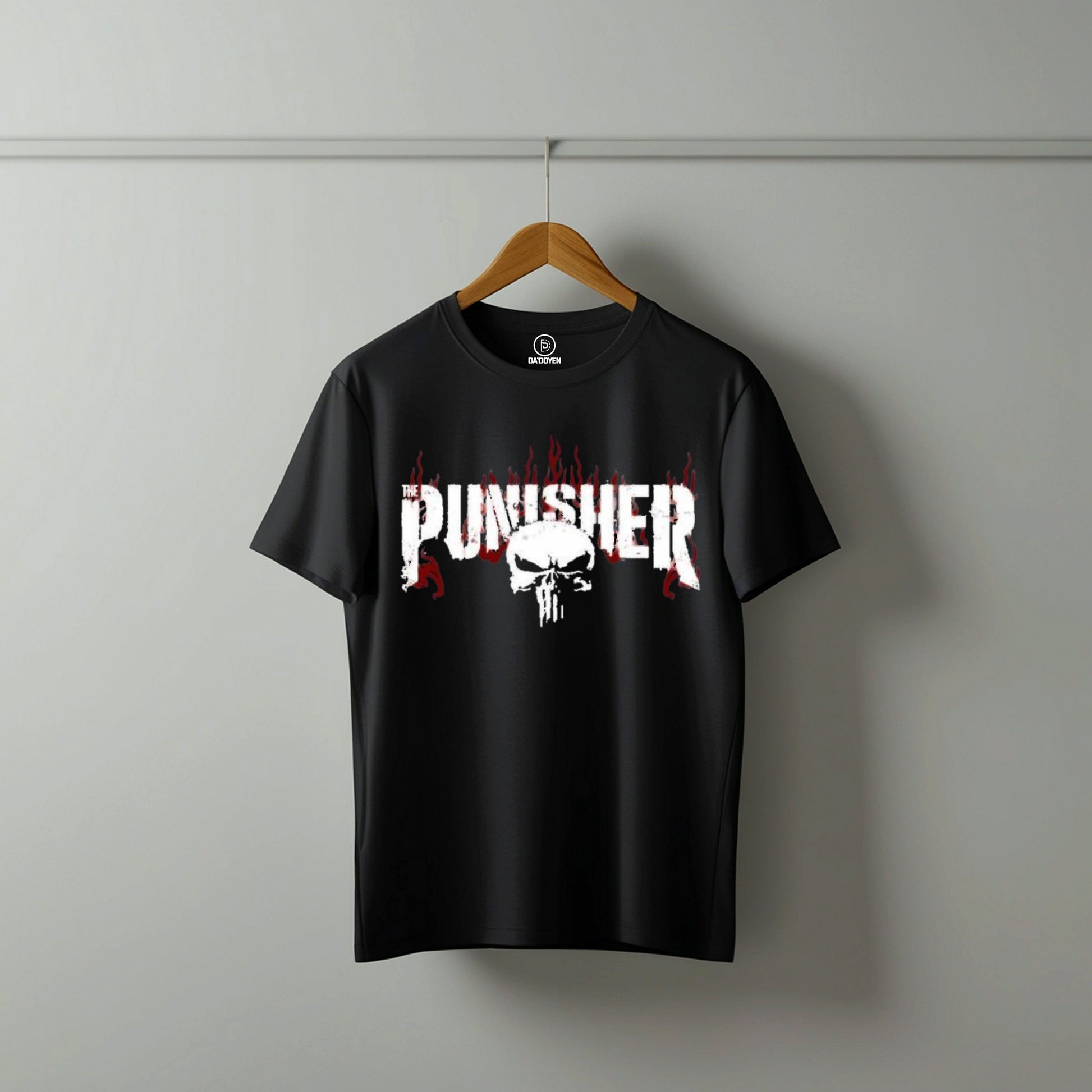 The Punisher Oversized T-Shirt, hanger front packet