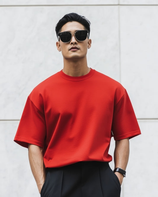 Red Oversized T-shirt