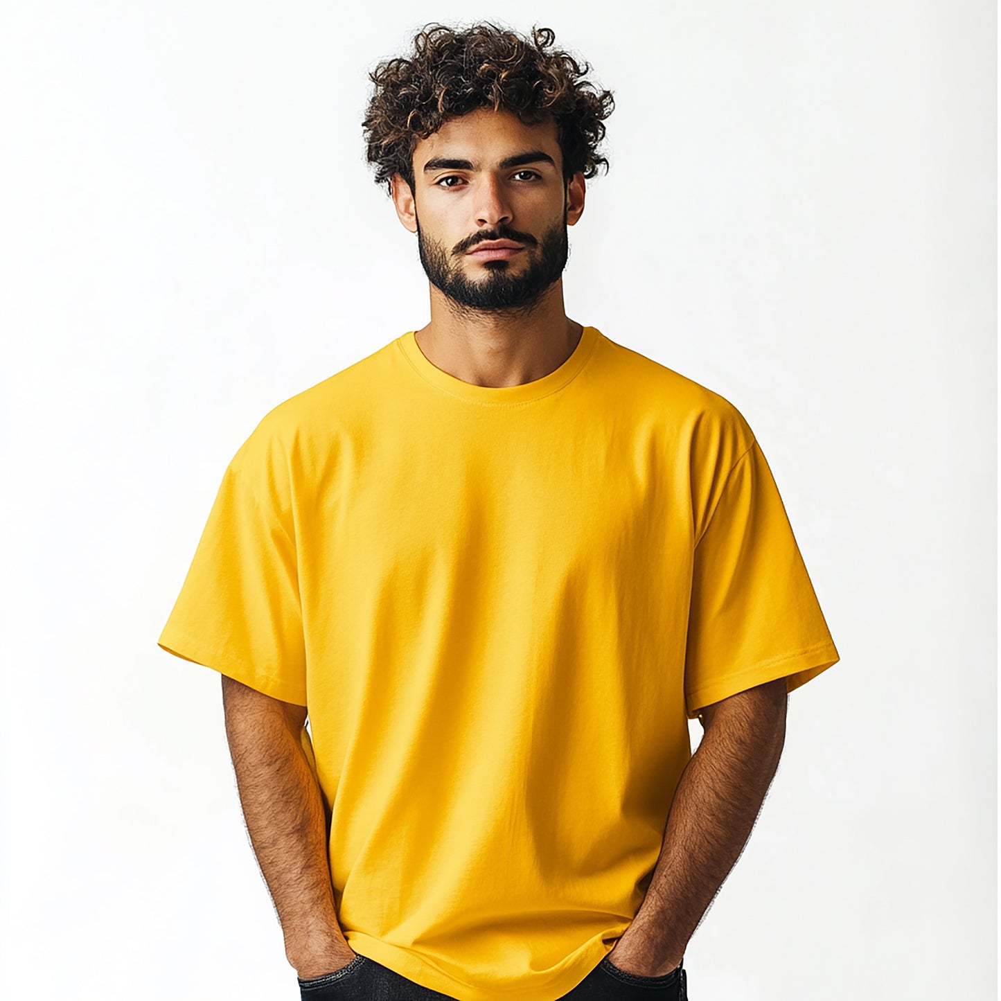 Yellow Solid T-Shirt