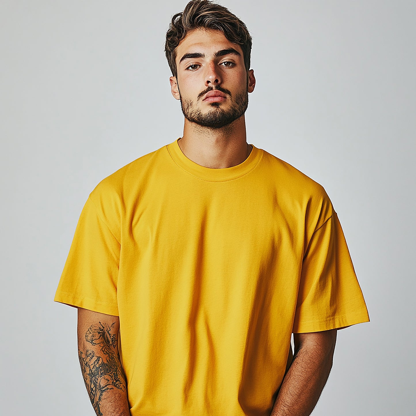 Yellow Solid T-Shirt